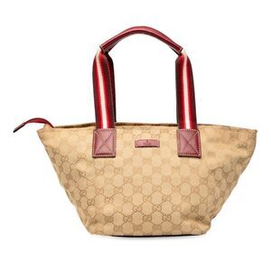 Gucci Gg Canvas Web Handbag